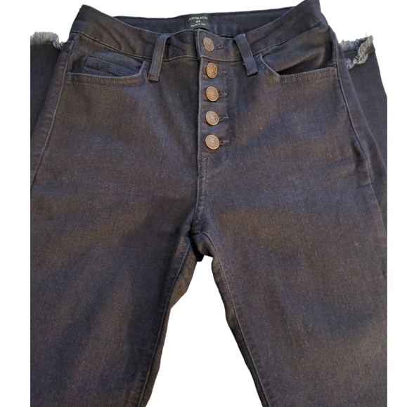 Just black jeans size 26 55%Rayon color Black - Picture 4 of 10